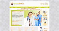 Desktop Screenshot of preferredmedsurg.com