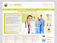 Tablet Screenshot of preferredmedsurg.com
